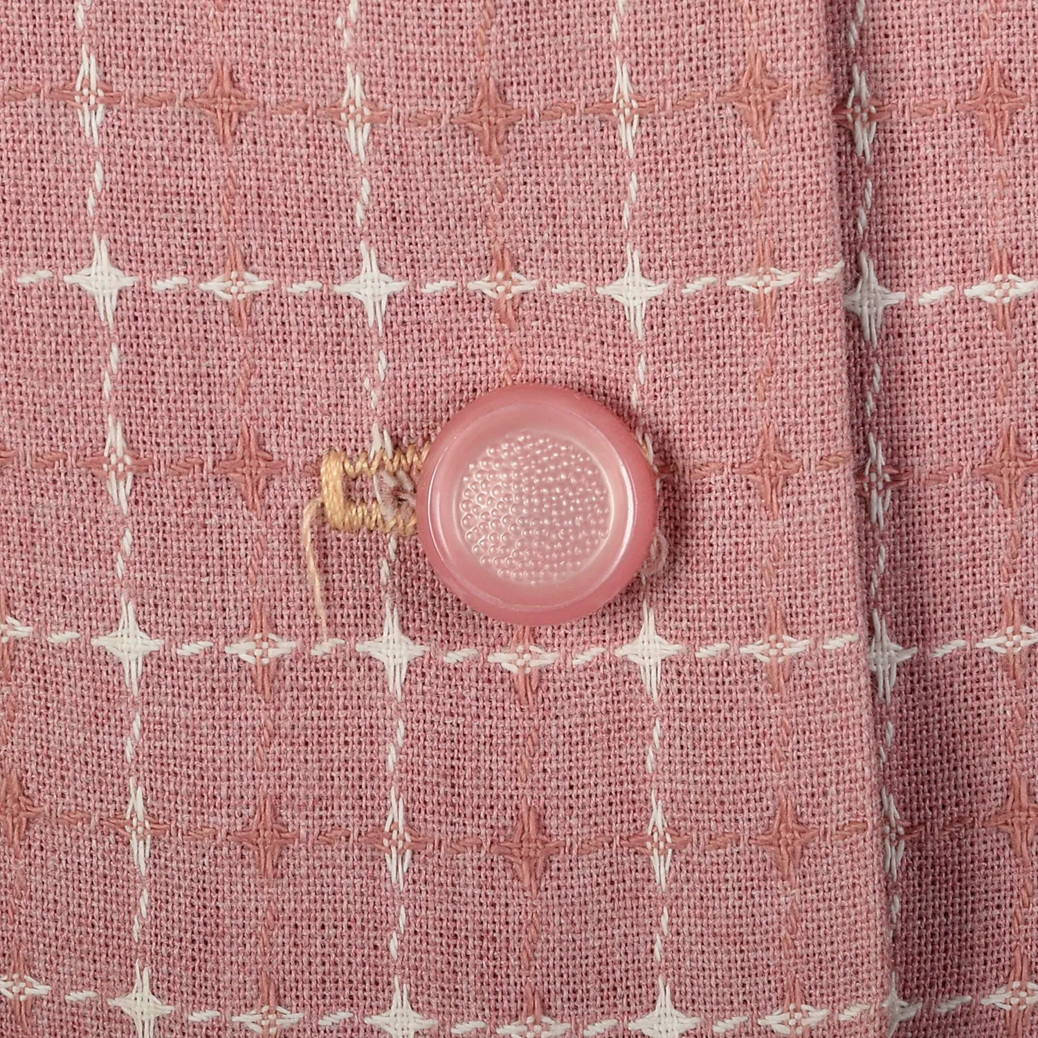 1950s Lightweight Pink Summer Skirt Suit