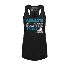 Adults Skate Too Racerback Tank - Inline Edition