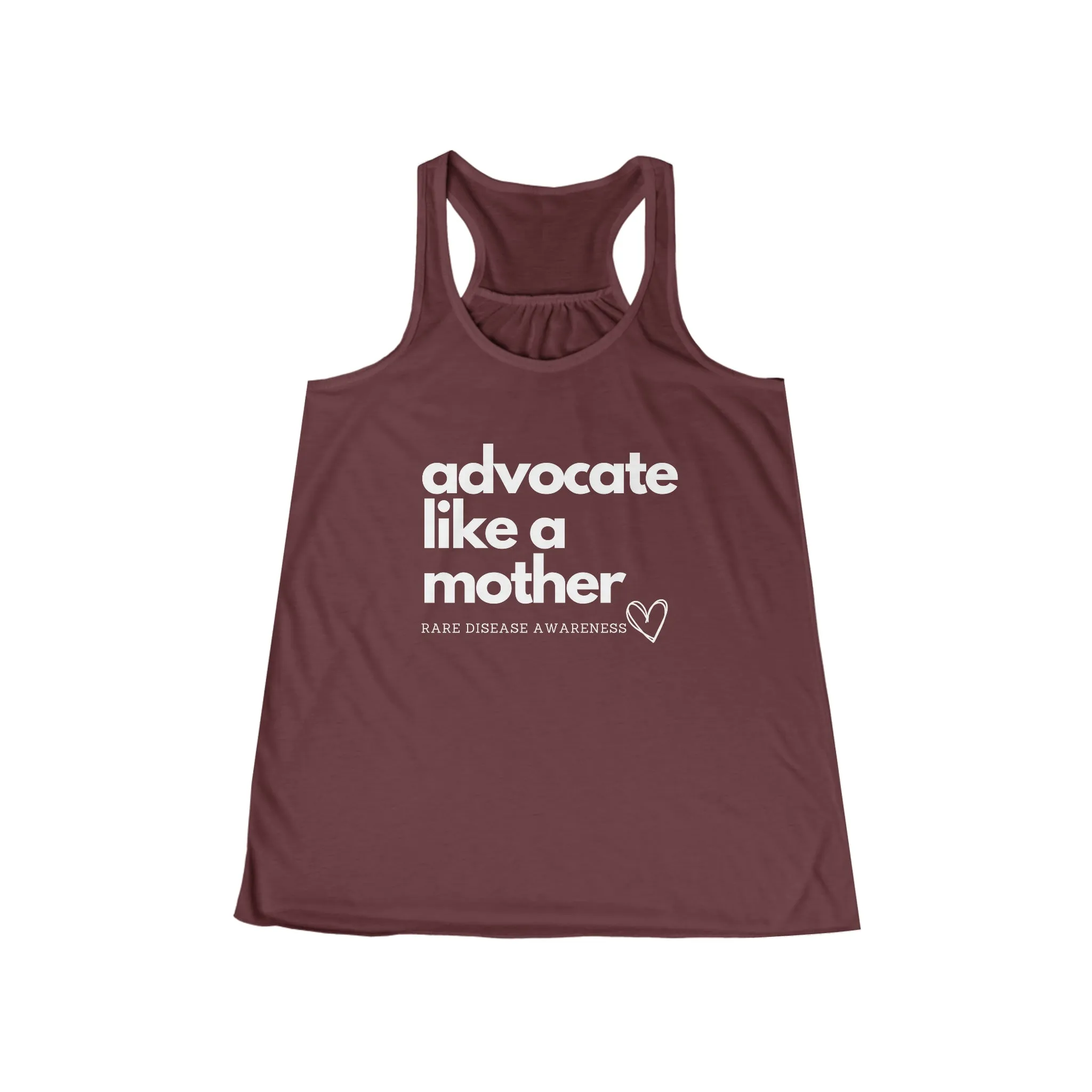 Advocate Like a Mother, Women's Flowy Racerback Tank