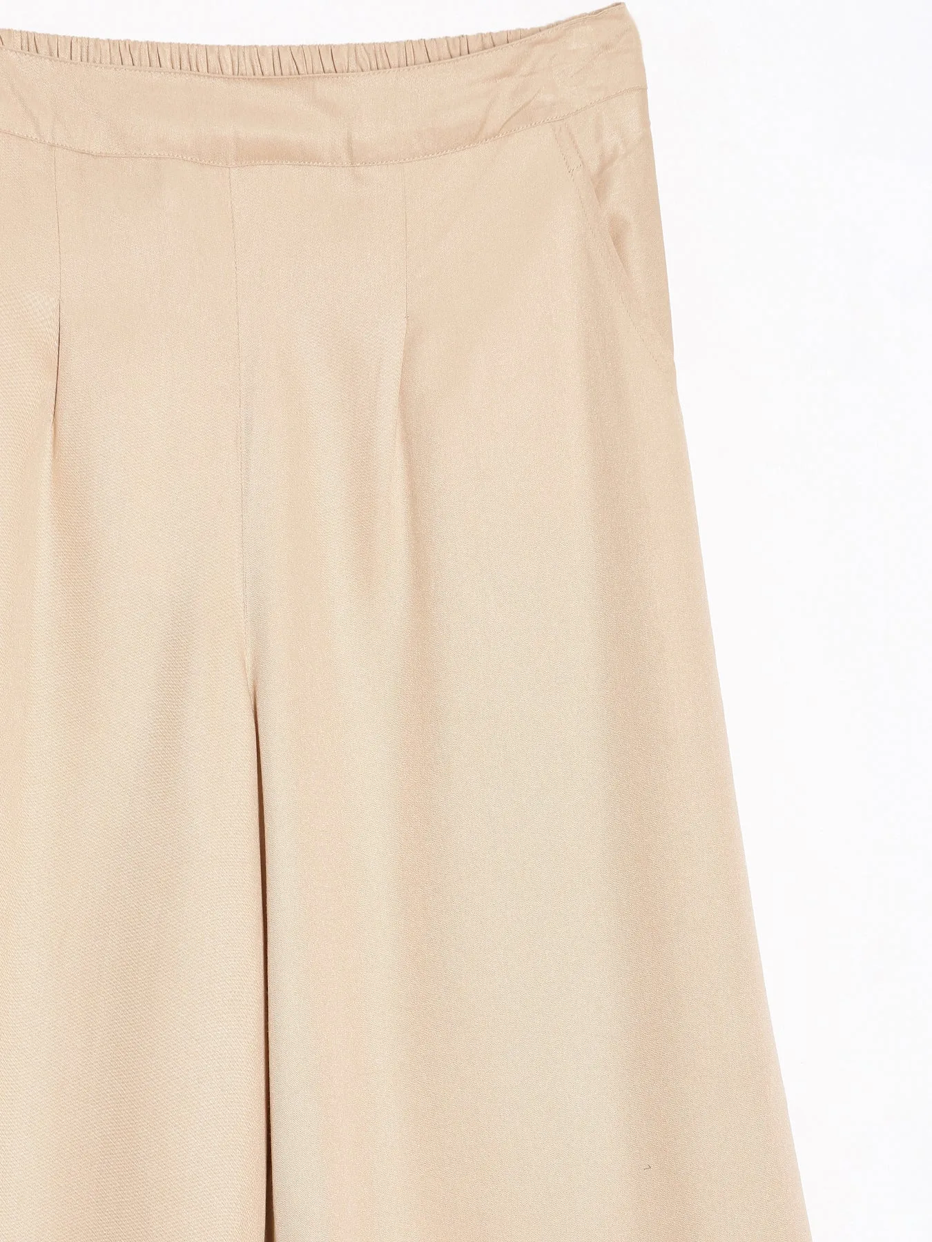Beige Palazzo Pant