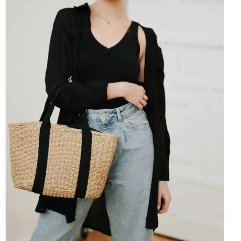 Black Oversized Summer Beach Shirt