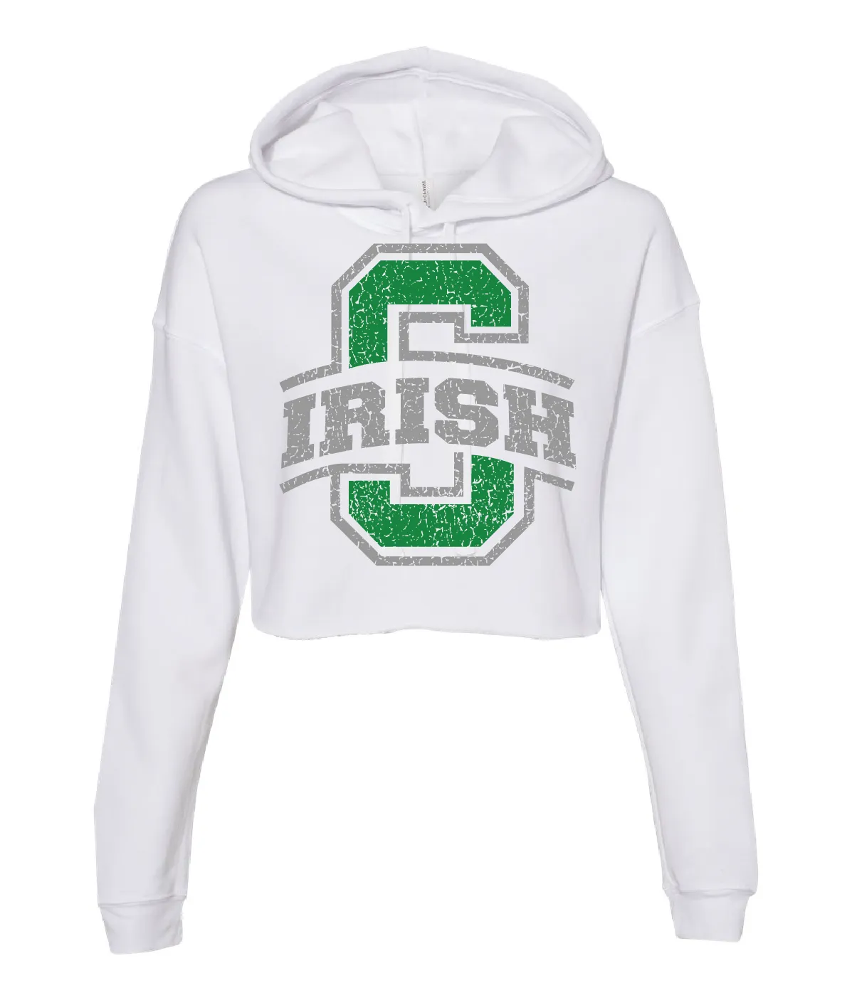 Block S Crop Top Hoodie