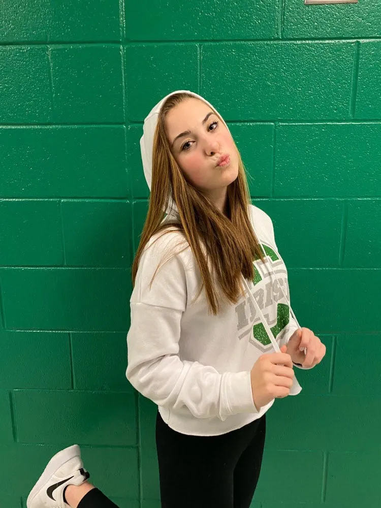 Block S Crop Top Hoodie