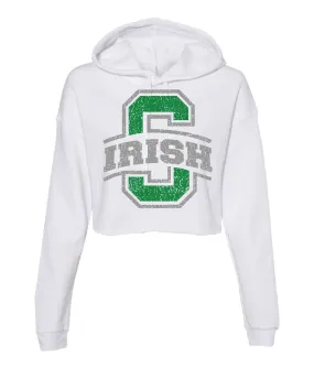Block S Crop Top Hoodie