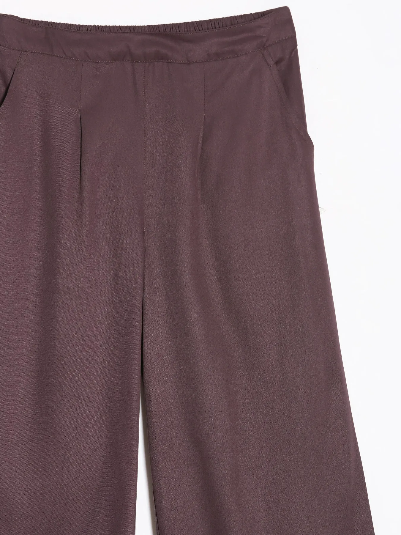 Brinjal Palazzo Pant