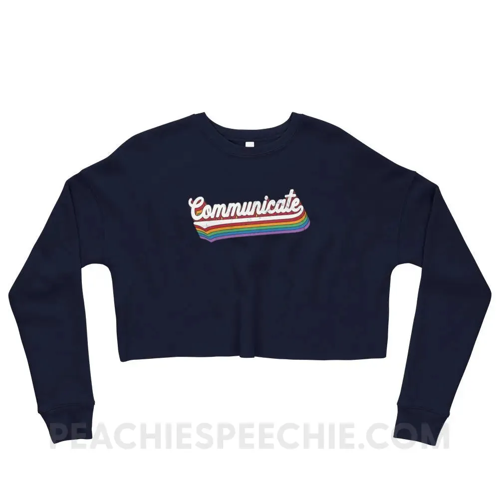 Communicate Soft Crop Sweatshirt