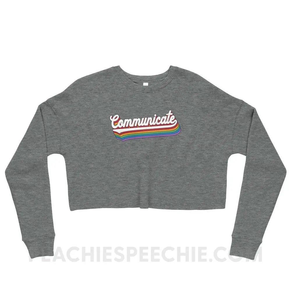 Communicate Soft Crop Sweatshirt
