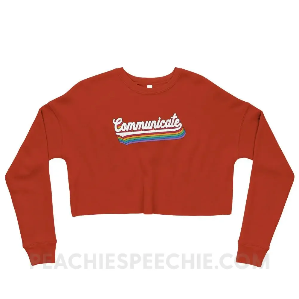 Communicate Soft Crop Sweatshirt