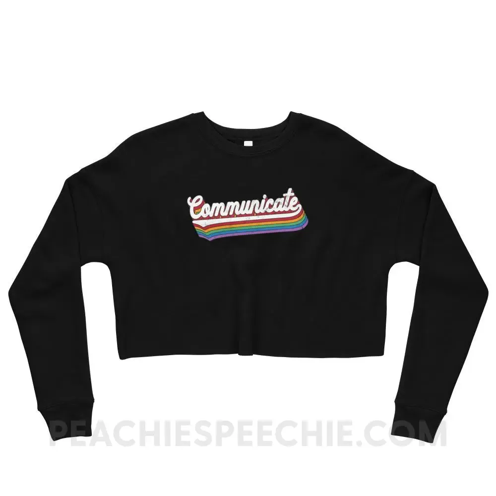 Communicate Soft Crop Sweatshirt