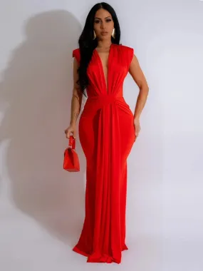 Elegant Ruched Bodycon Dress