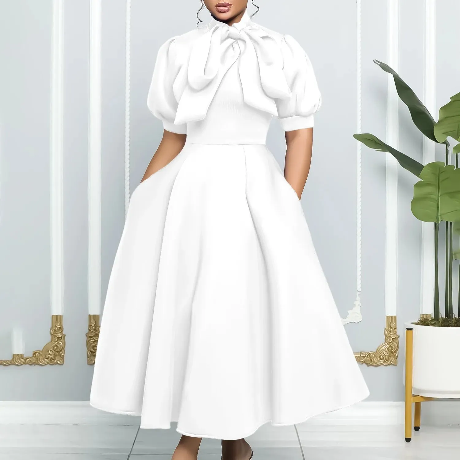 EM Bow Elegant Party Dresses