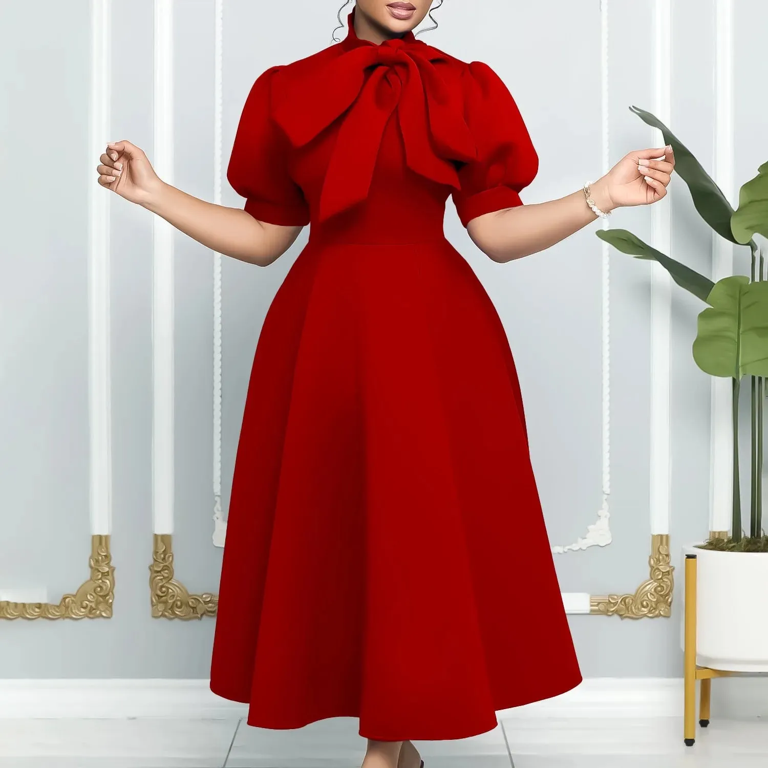 EM Bow Elegant Party Dresses