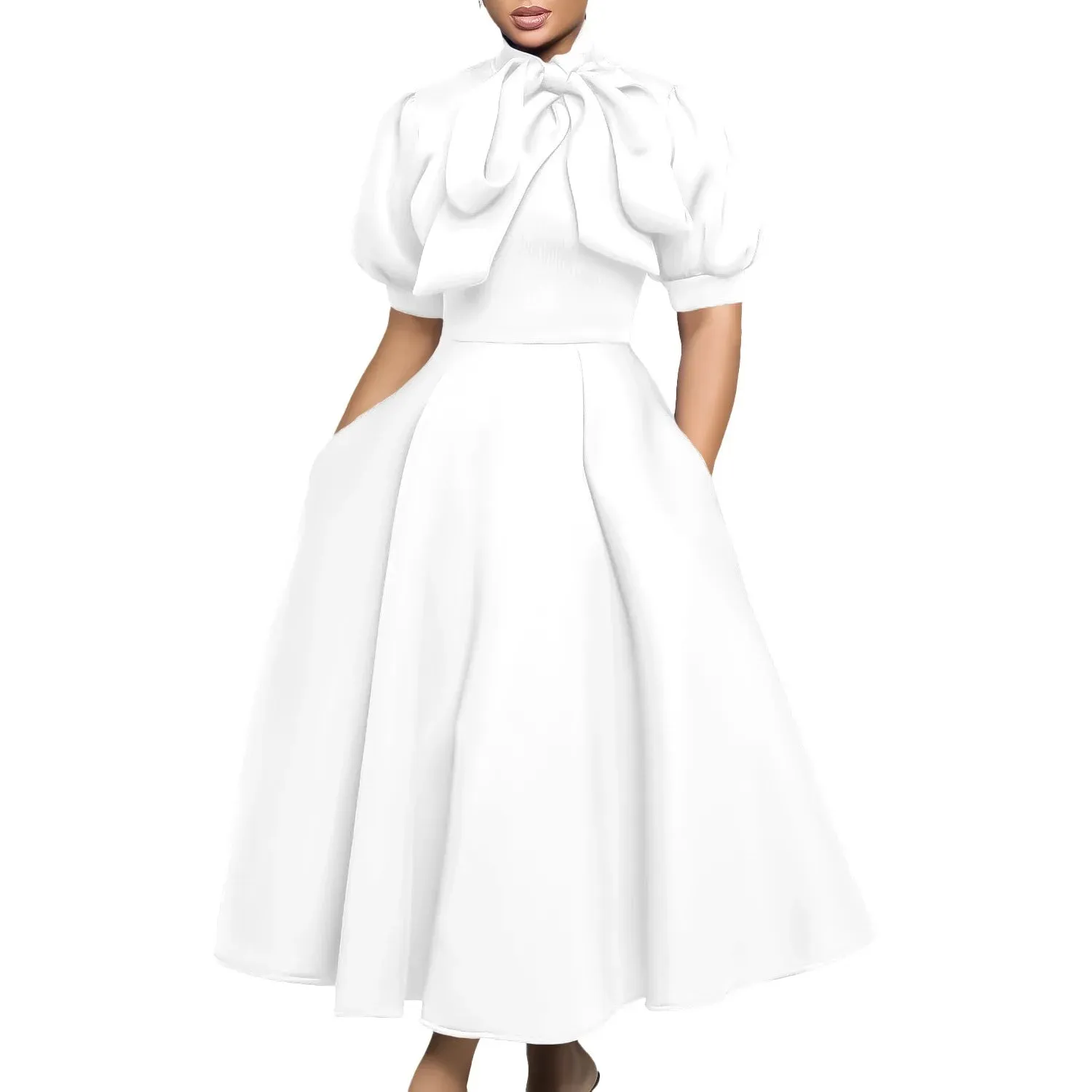 EM Bow Elegant Party Dresses