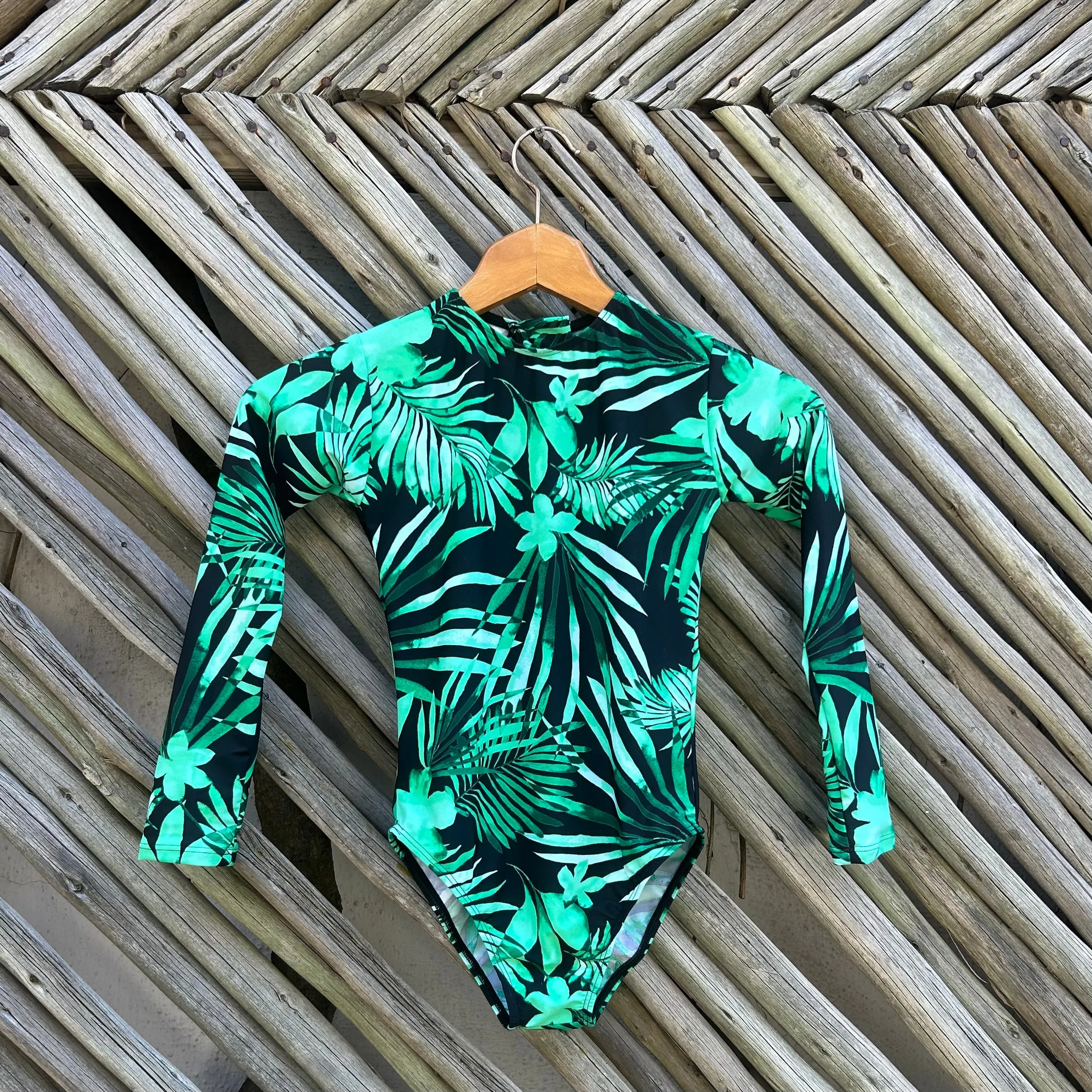 Forest Green Youth Swimsuit