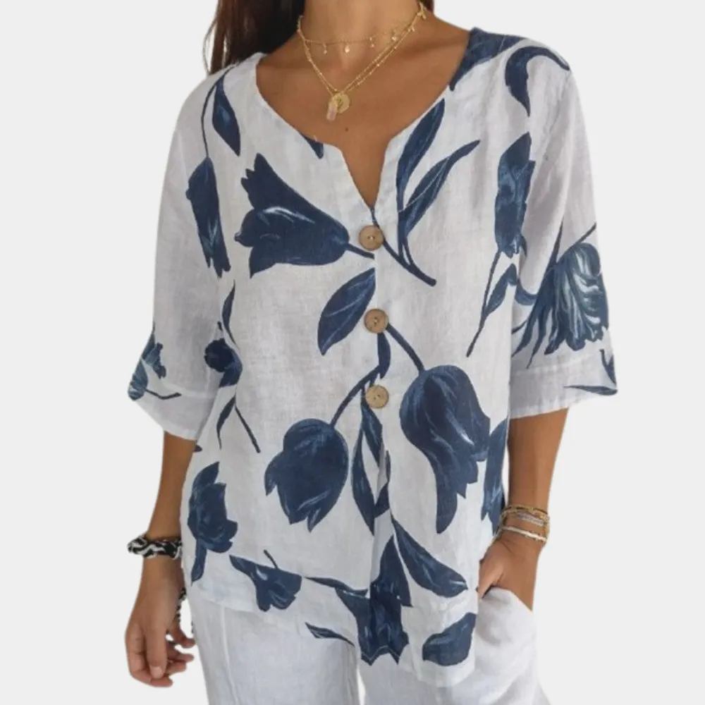 Ivyshape | Chic Serenity Ladies Top