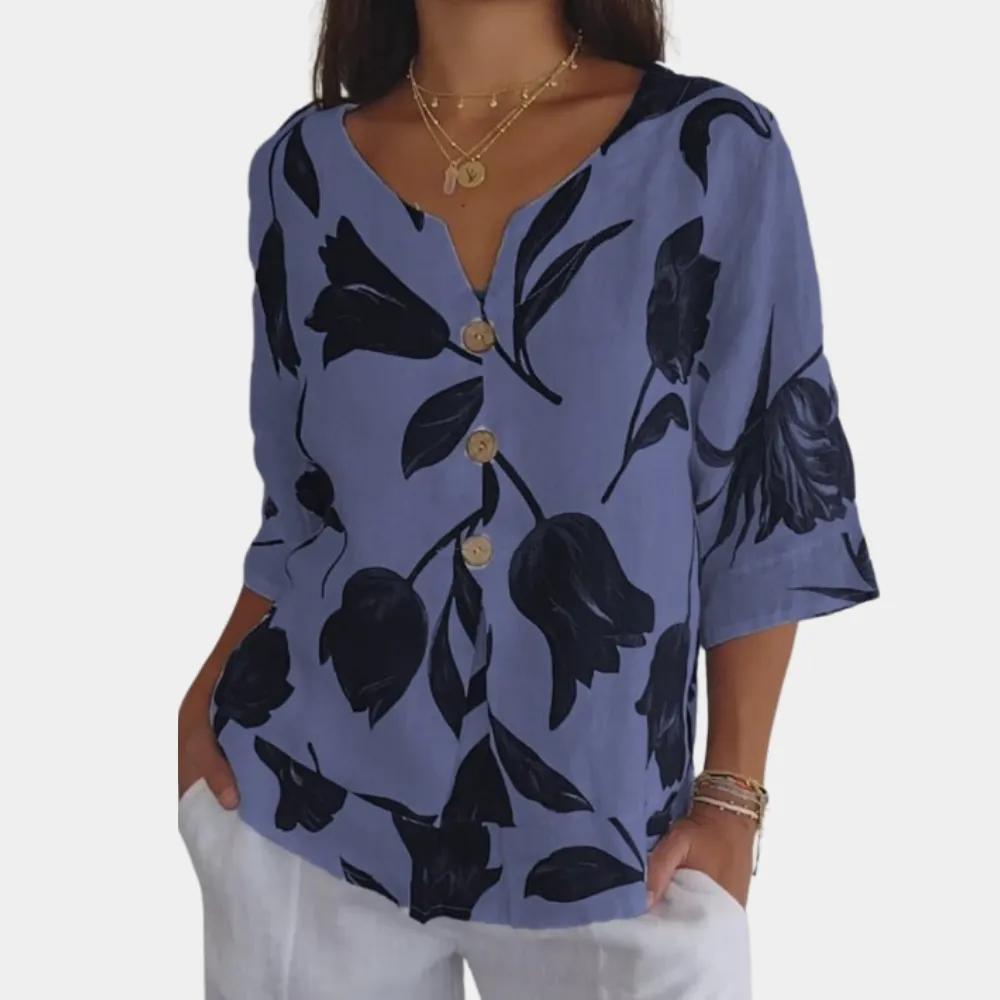 Ivyshape | Chic Serenity Ladies Top