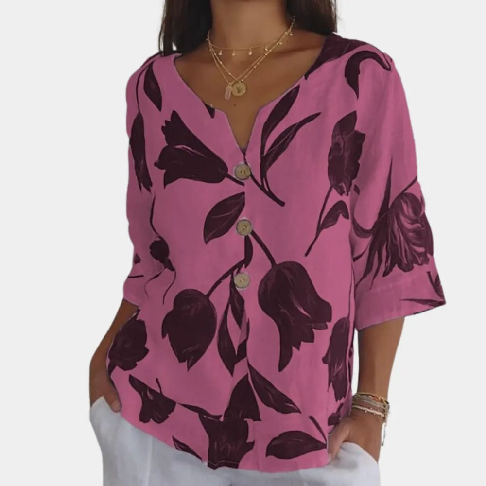 Ivyshape | Chic Serenity Ladies Top