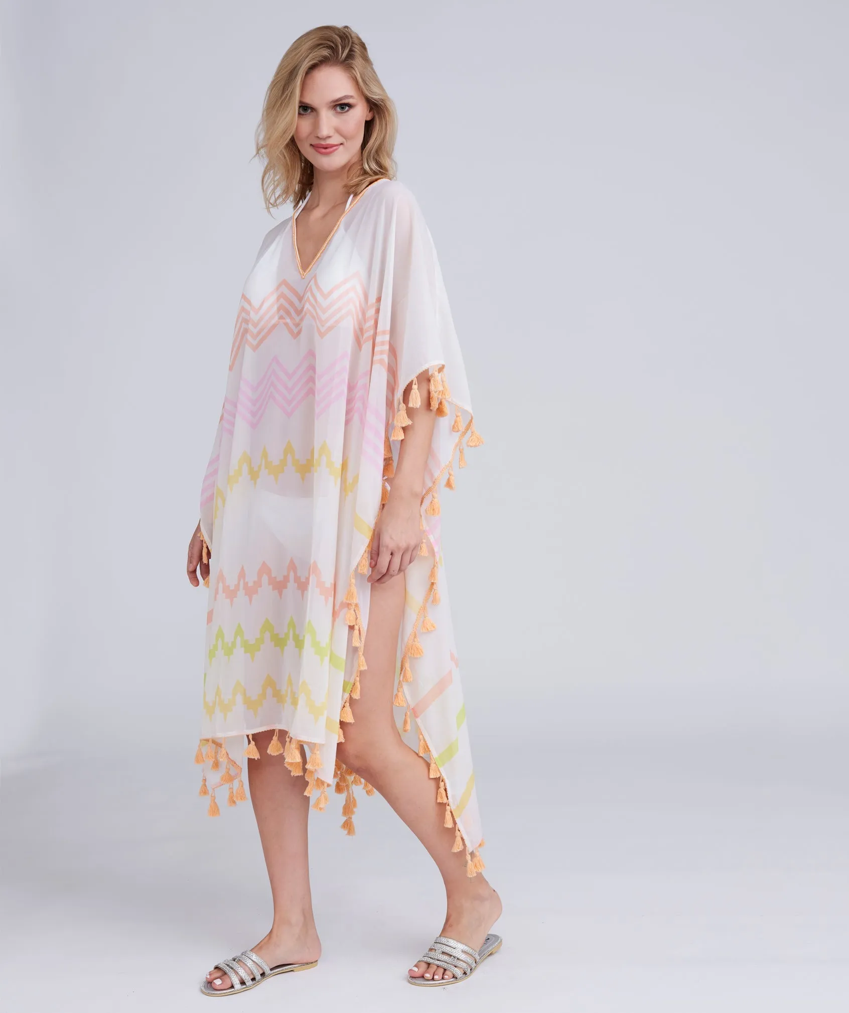 Kyana Maxi  Coverup - Pink
