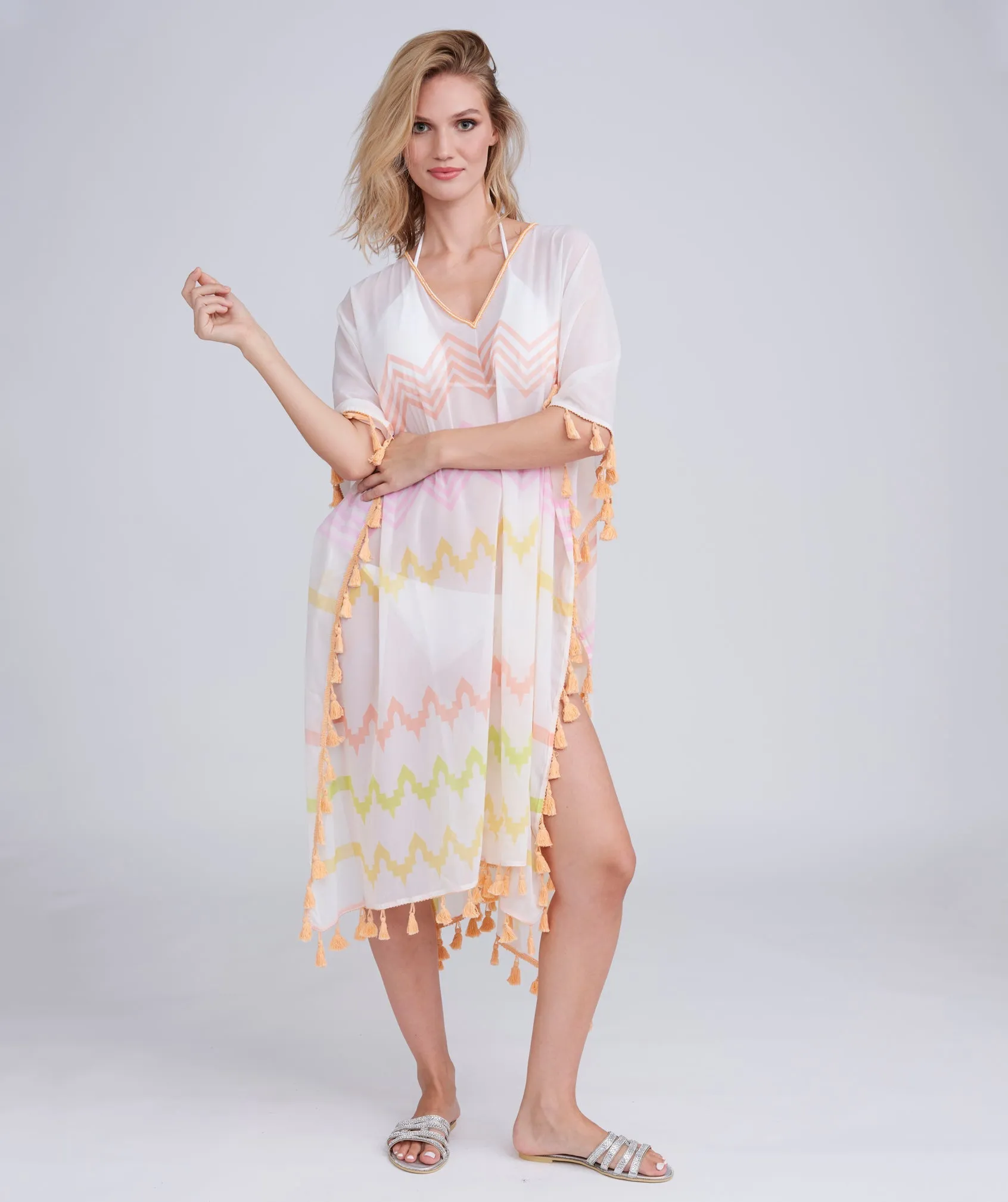 Kyana Maxi  Coverup - Pink