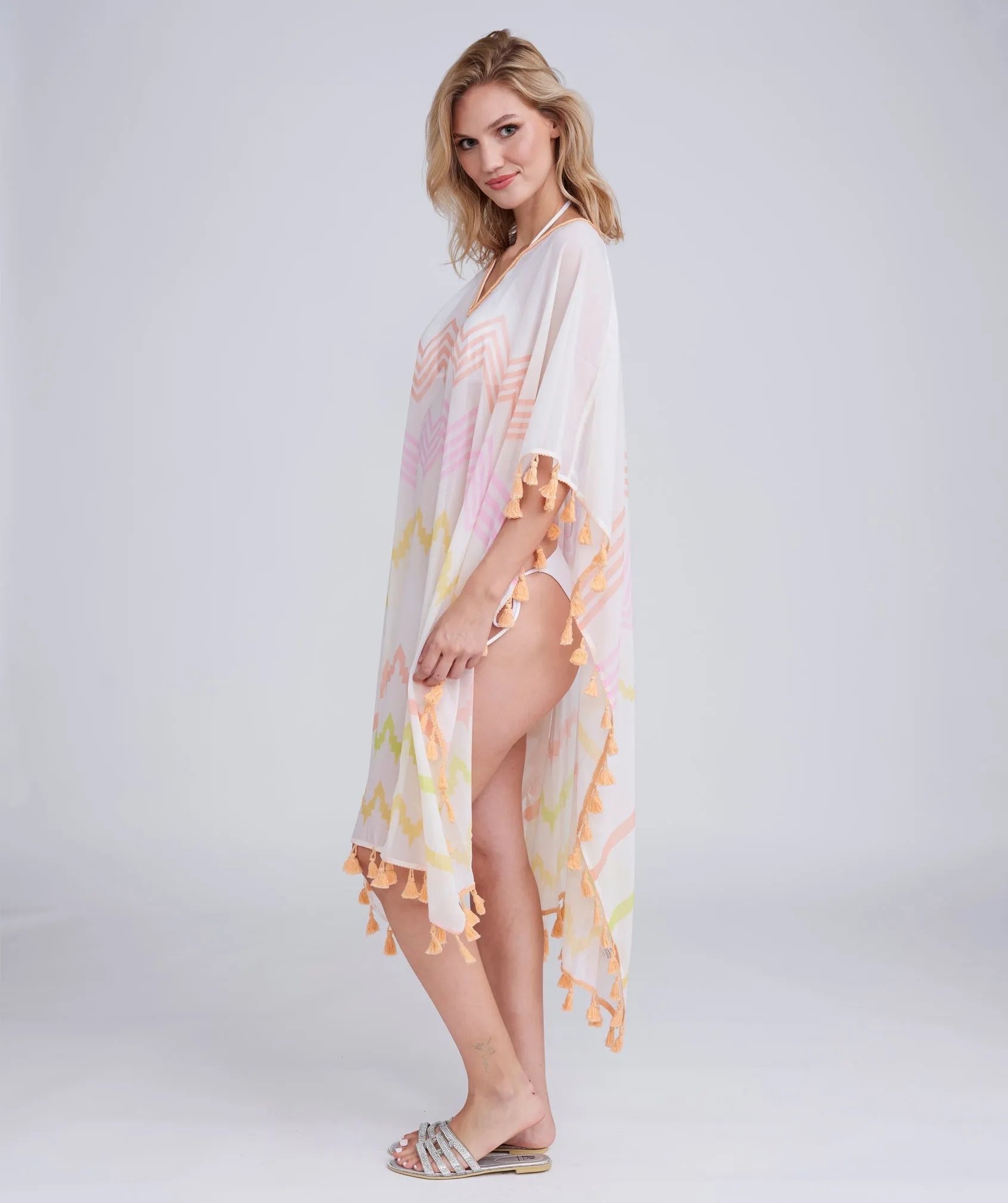 Kyana Maxi  Coverup - Pink