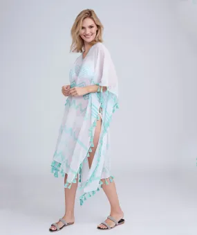 Kyana Maxi Coverup - Turquoise