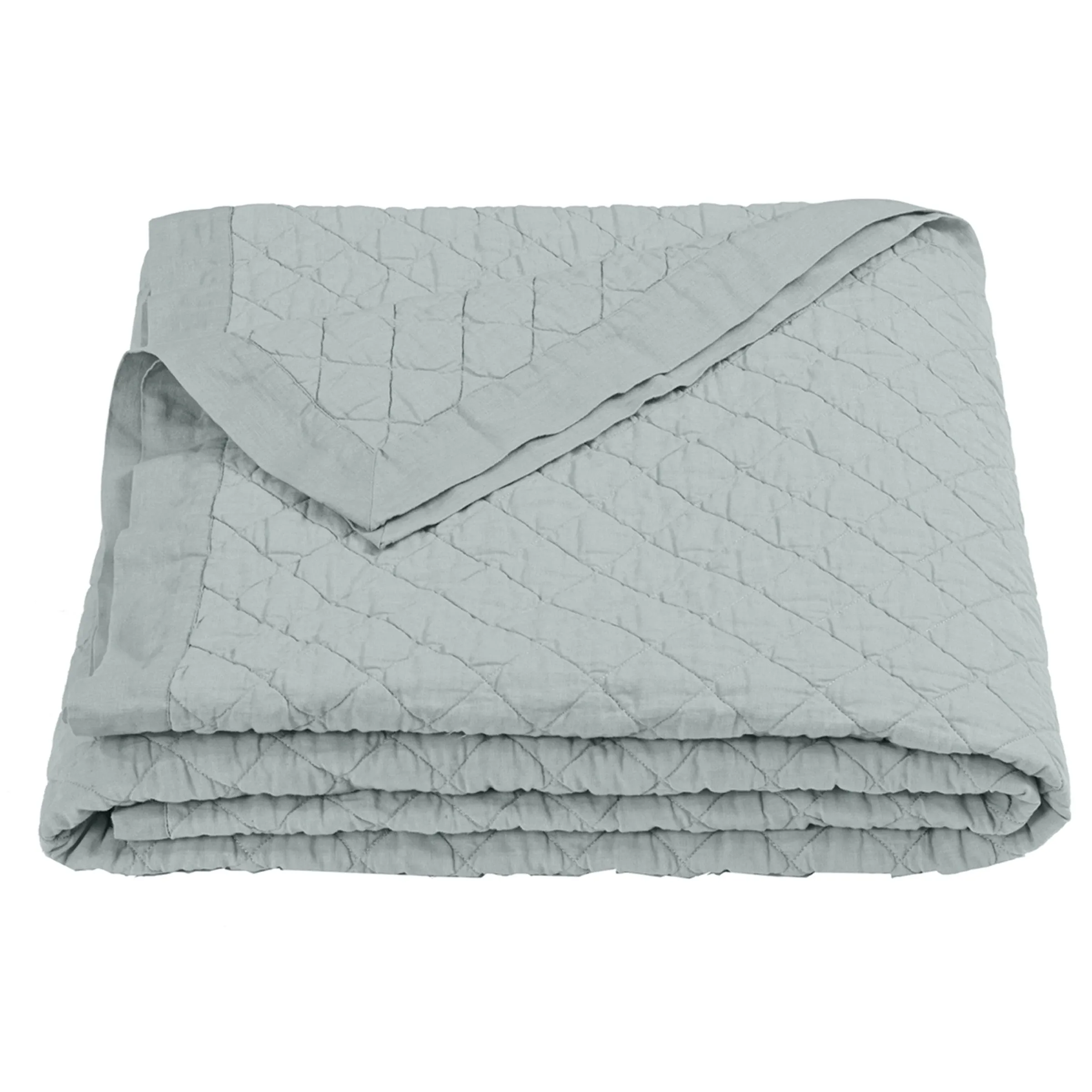Linen Cotton Diamond Quilt, Full/Queen, 4 Colors