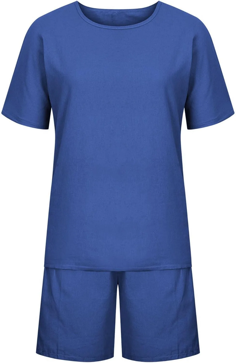 Linen Short Sets for Women 2 Piece Linen Outfits Linen Short Suits Summer Short Sleeve Linen Shirts Linen Shorts Sets