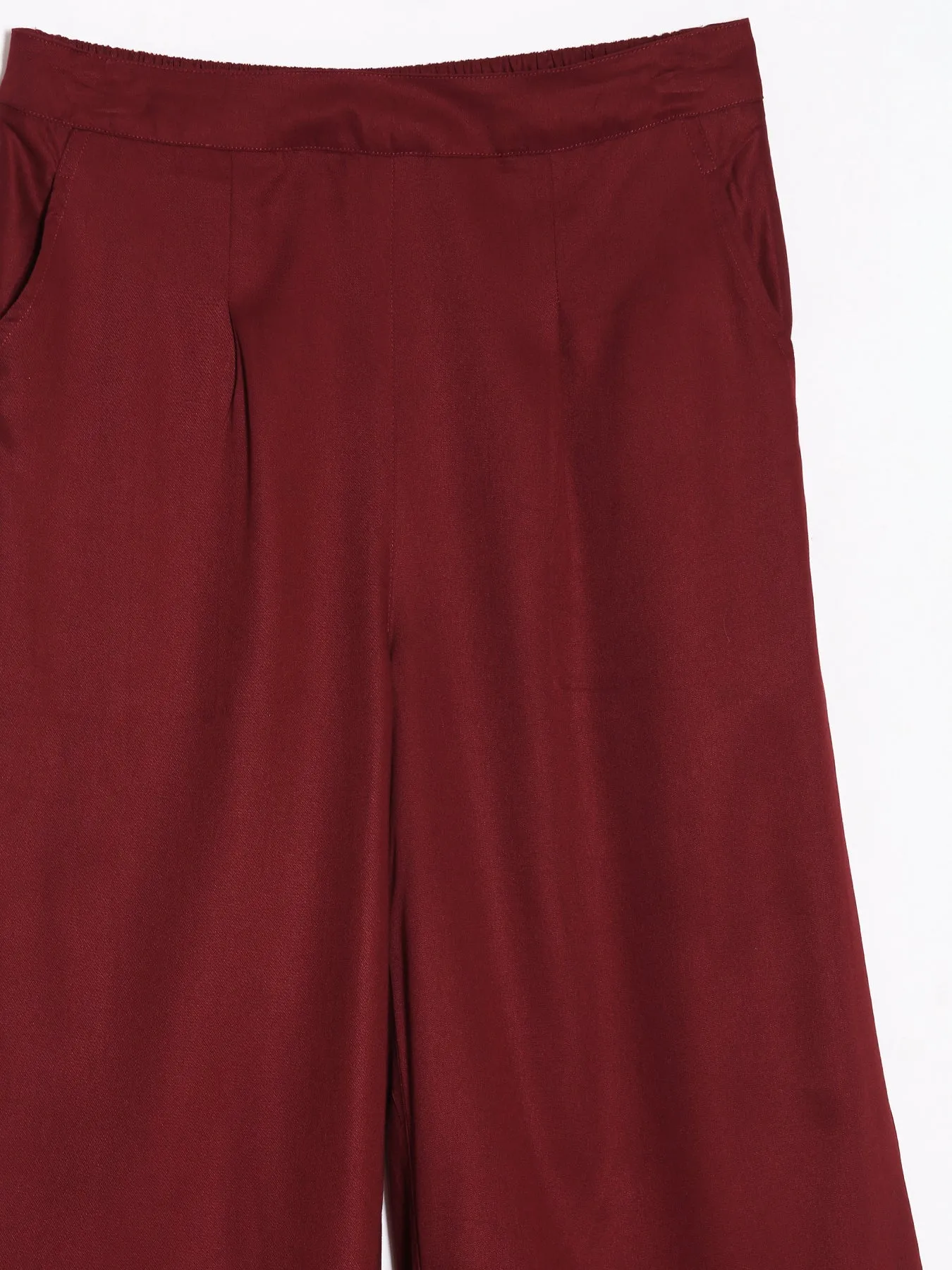 Maroon Palazzo Pant