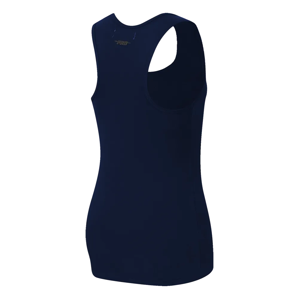 MLB HOUSTON ASTROS CLASSIC WOMEN'S RELAXED FIT RACERBACK (MIDNIGHT NAVY)