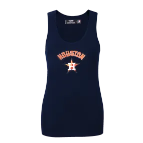 MLB HOUSTON ASTROS CLASSIC WOMEN'S RELAXED FIT RACERBACK (MIDNIGHT NAVY)