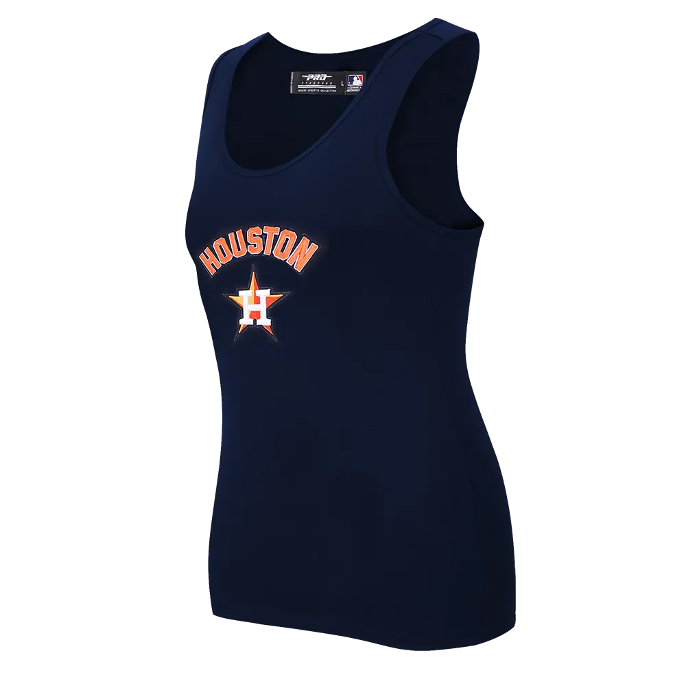 MLB HOUSTON ASTROS CLASSIC WOMEN'S RELAXED FIT RACERBACK (MIDNIGHT NAVY)
