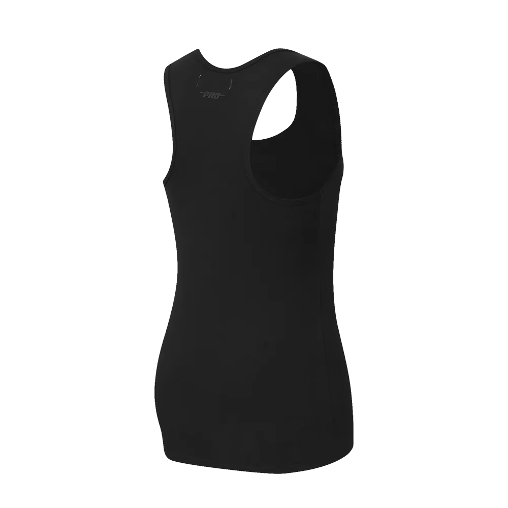MLB LOS ANGELES DODGERS CLASSIC WOMEN'S RELAXED FIT RACERBACK (BLACK)