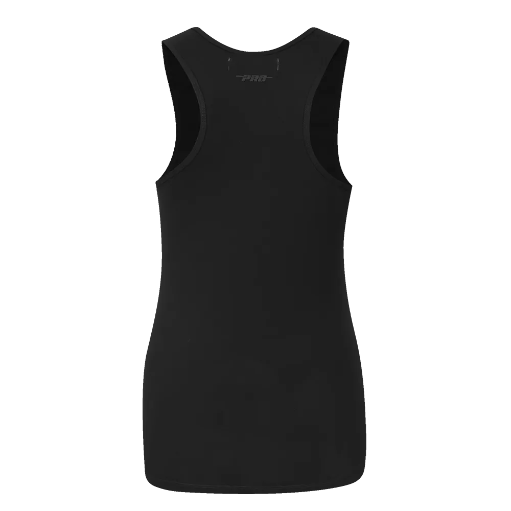 MLB LOS ANGELES DODGERS CLASSIC WOMEN'S RELAXED FIT RACERBACK (BLACK)