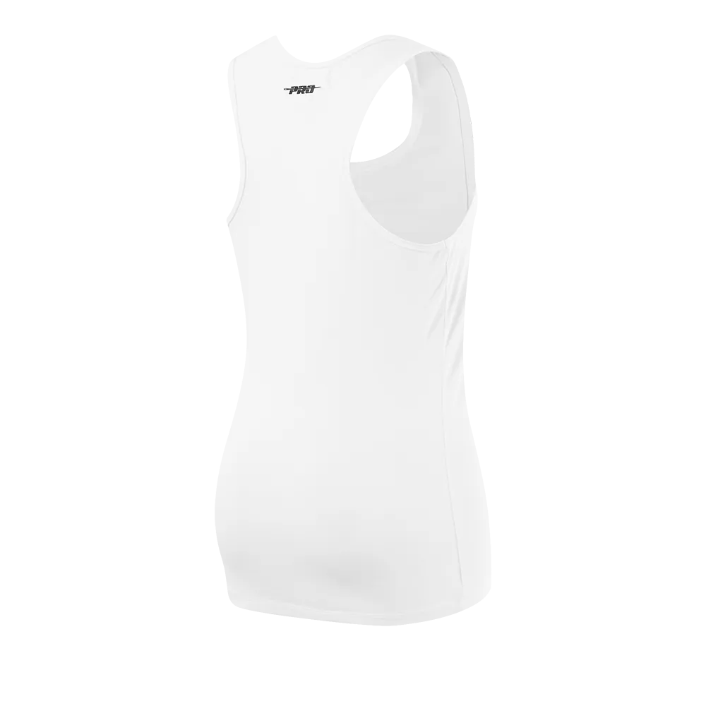 NBA DENVER NUGGETS CLASSIC WOMEN'S RELAXED FIT RACERBACK (WHITE)