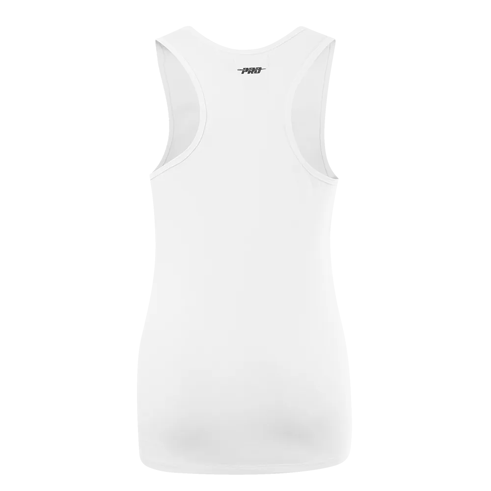 NBA DENVER NUGGETS CLASSIC WOMEN'S RELAXED FIT RACERBACK (WHITE)