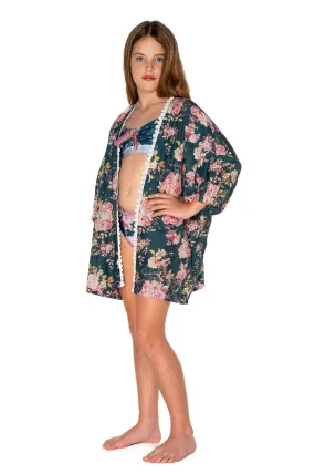 Olga Valentine Girls Passionate Coverup Kimono FINAL SALE