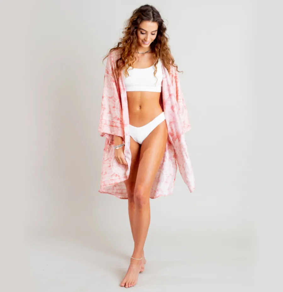 Peach Beach Swim Cover Up