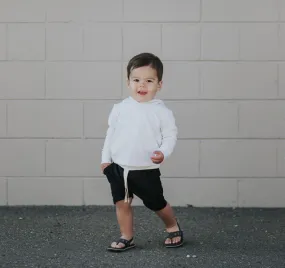 POSH & COZY - Pocket Jogger Shorts | Black