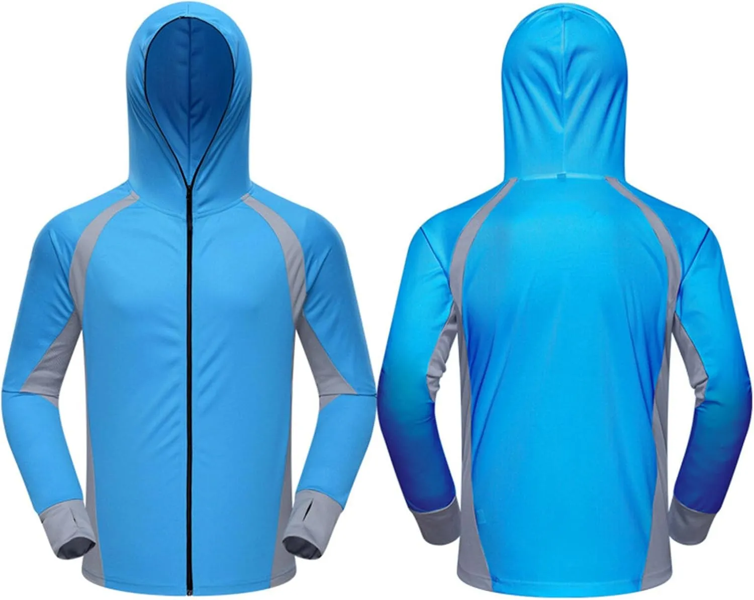 Sun Protection Jacket For Men 2025 Lightweight Thin Breathable Full Zip Hoodie Hiking Fishing Outdoor Hiking Shirt