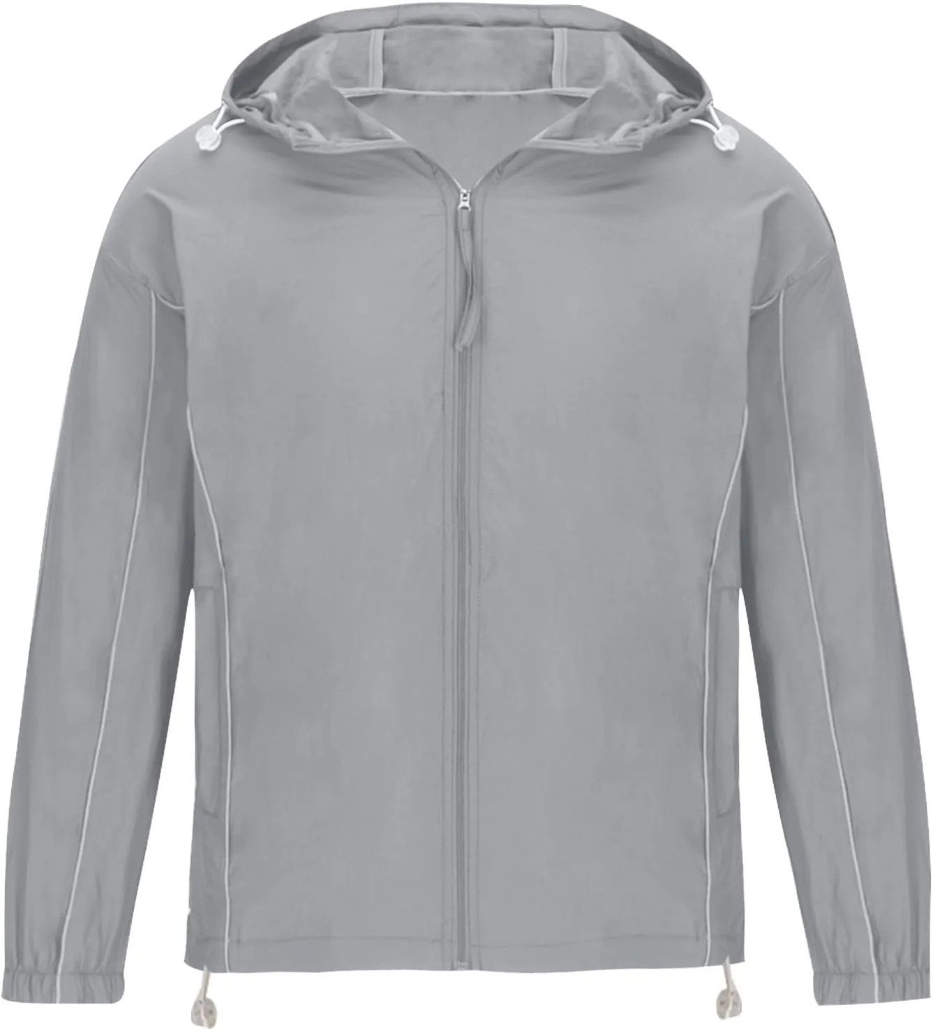 Upf 50  Sun Protection Jackets For Men Women Outdoor Lightweight Full Zip Hoodie Jacket Long Sleeve Performance Shirt