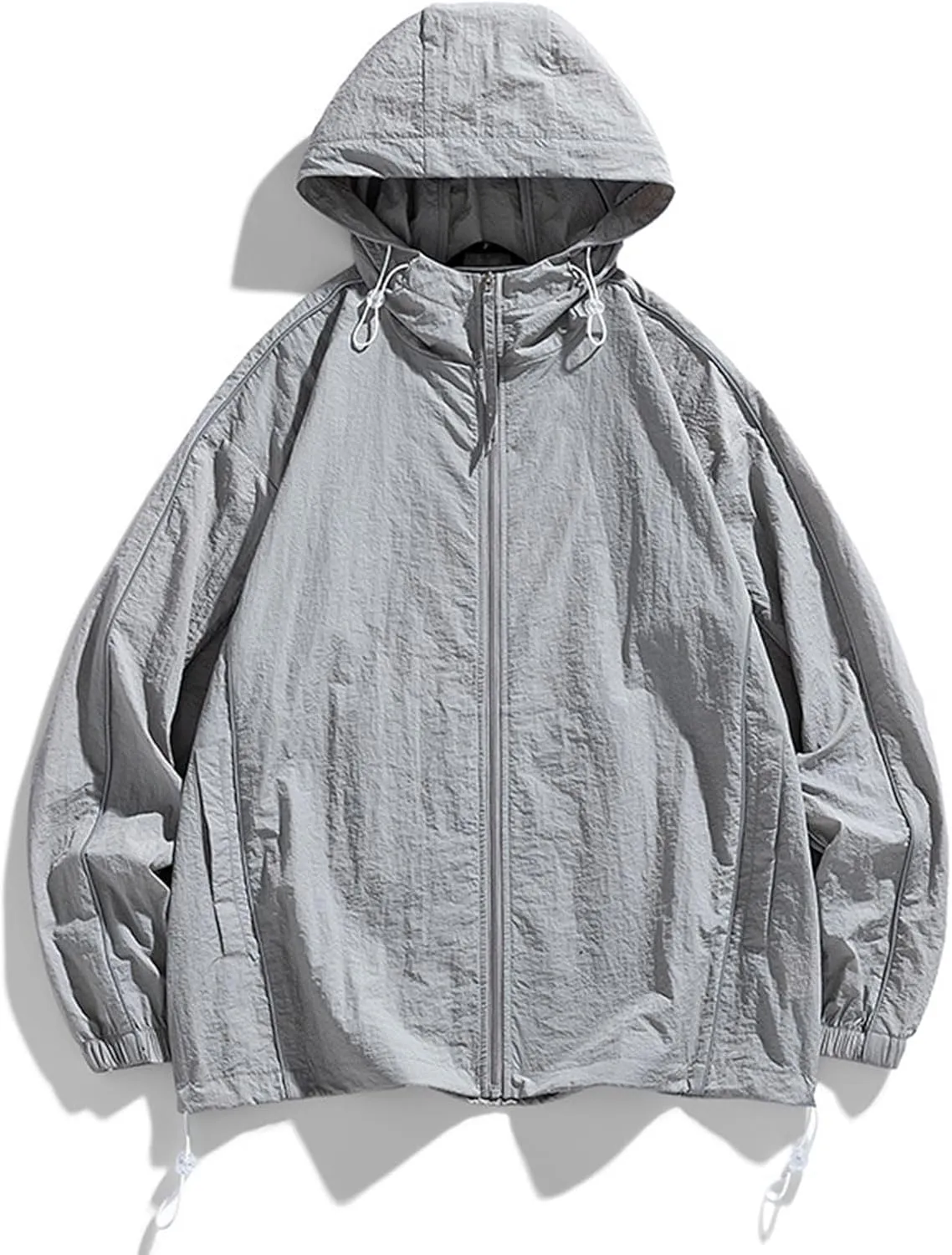 Upf 50  Sun Protection Jackets For Men Women Outdoor Lightweight Full Zip Hoodie Jacket Long Sleeve Performance Shirt