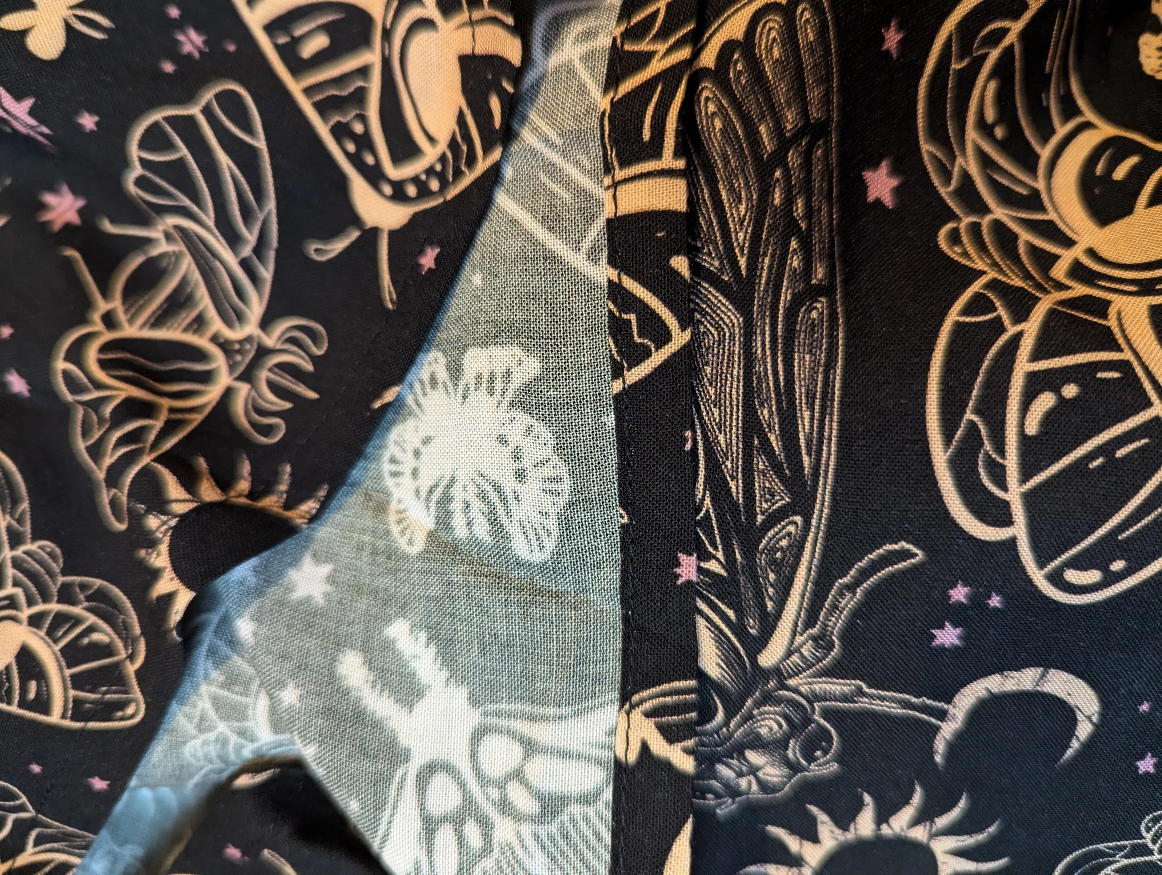 Witchy Cicada Halter Dress - Rayon