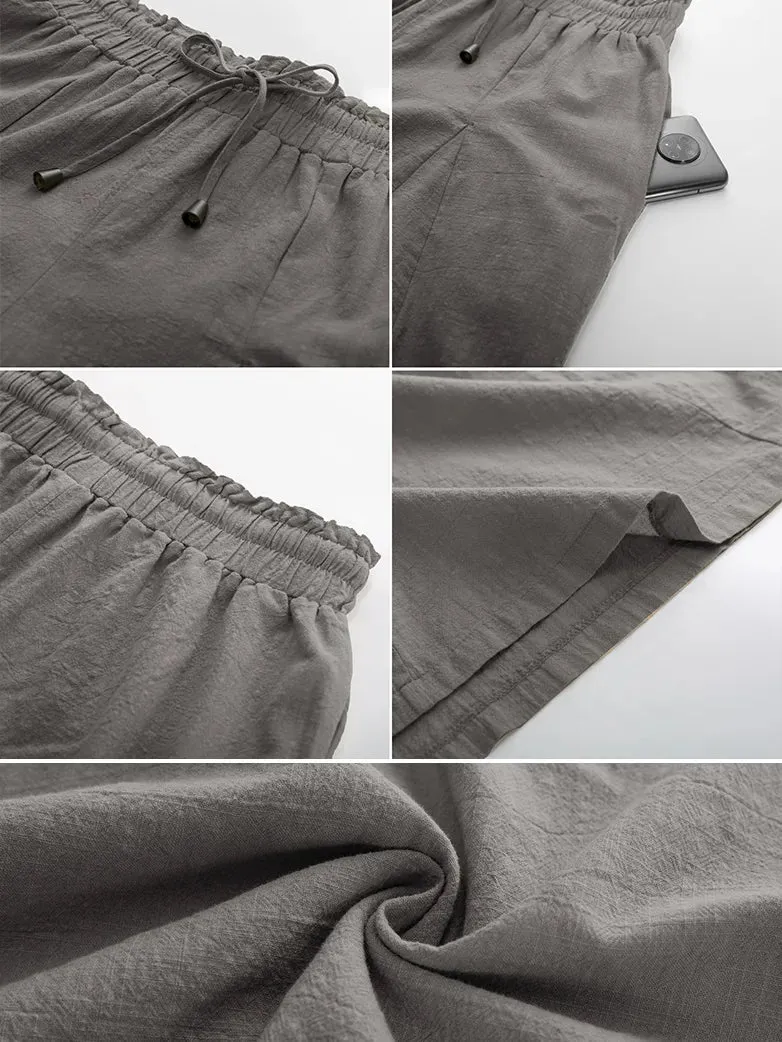 Women Cotton Palazzo Pants with Pocket