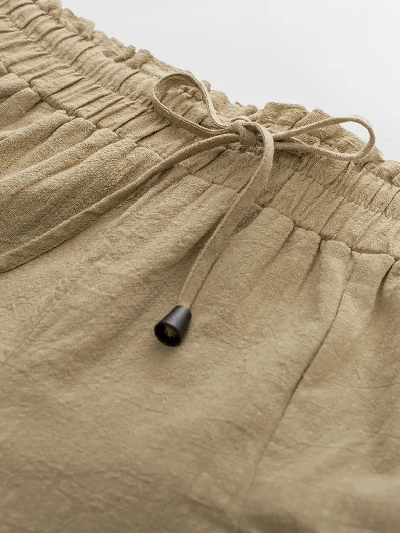 Women Cotton Palazzo Pants with Pocket