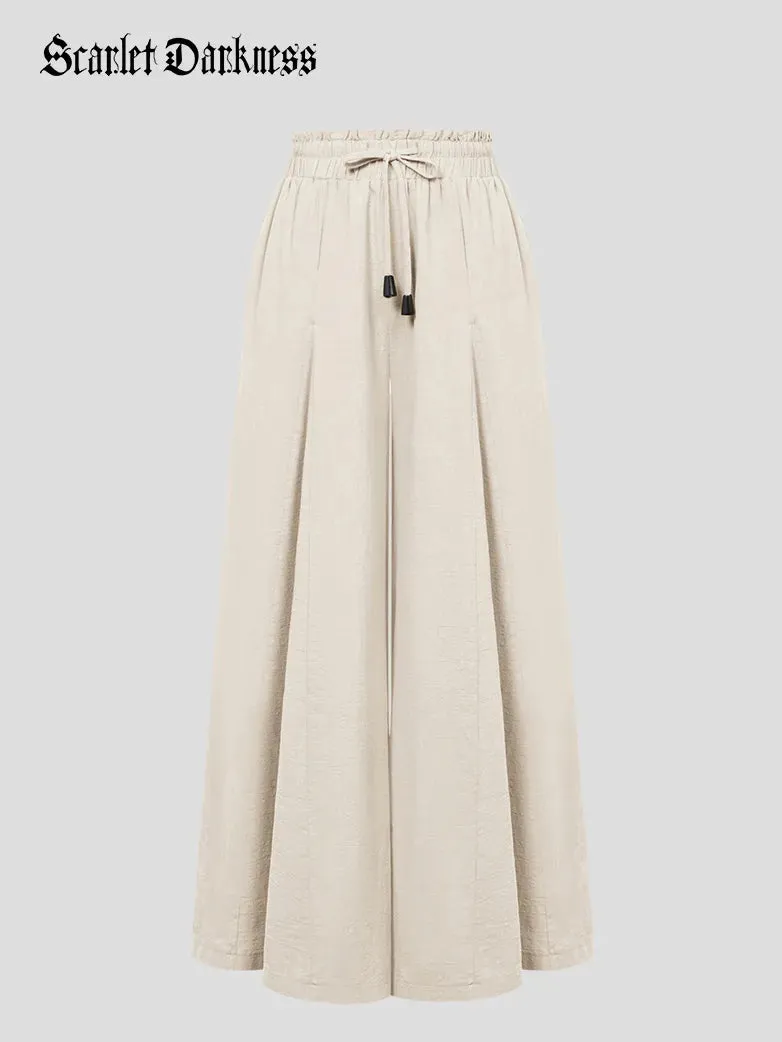 Women Cotton Palazzo Pants with Pocket